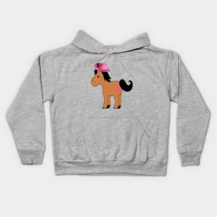 Pinky on a Horse Kids Hoodie